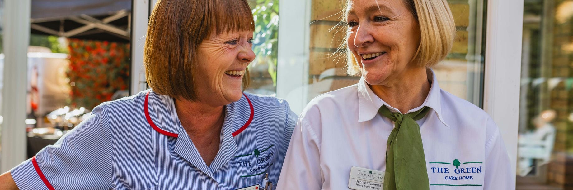 Staff at the Green care home