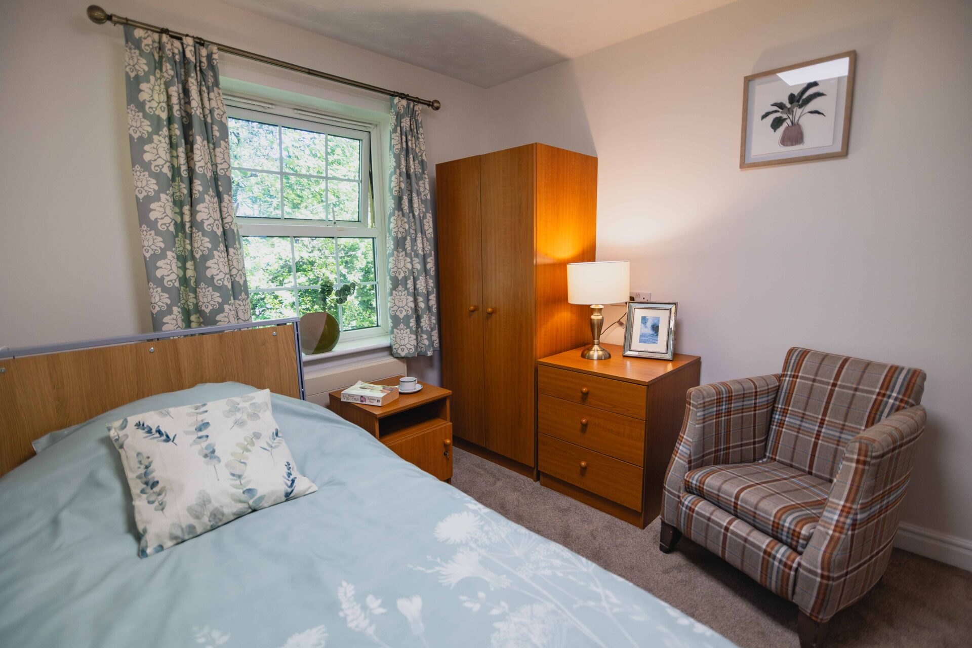 Example bedroom at The Green Care Home Dronfield